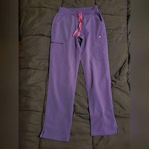 Figs Amethyst HW Yola scrub pants - small